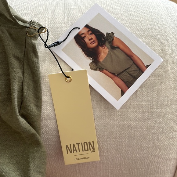 Nation LTD Los Angeles Cameo Tank NWT Size Small Color Ivy Green - Picture 2 of 4